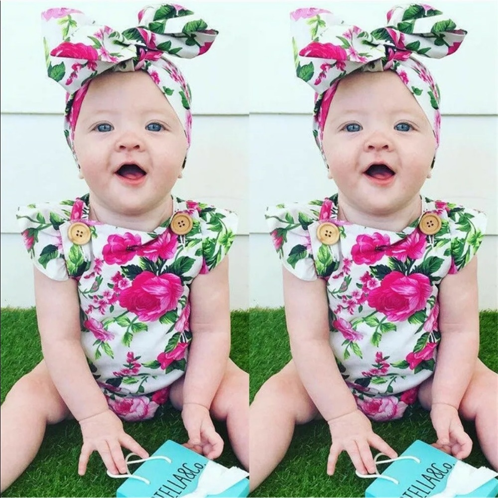 NWT 2pc Romper set